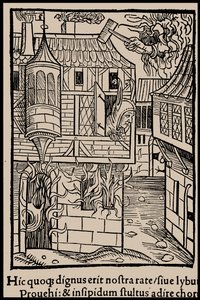 Illustration til bogen Ship of Fools af Sebastian Brant, 1497. af Unbekannt