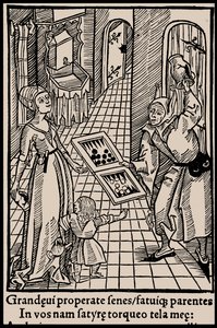 Illustration til bogen Ship of Fools af Sebastian Brant, 1497. af Unbekannt