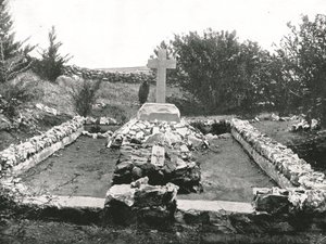 Imbabani, stedet hvor prinsen faldt, 1895. af Unbekannt