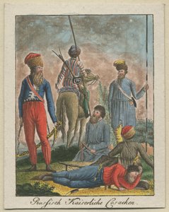Kejserlige russiske kosakker, 1799 af Unbekannt