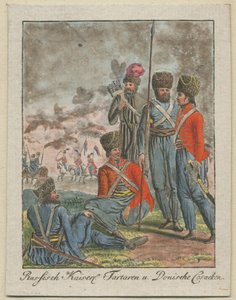 Kejserlige russiske kosakker, 1799 af Unbekannt