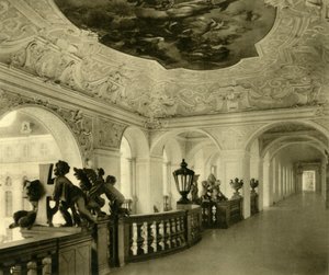 Kejserlig trappe, St Florian Kloster, Sankt Florian, Øvre Østrig, c1935. af Unbekannt
