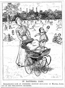 I Battersea Park, 1911 af Unbekannt