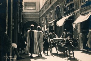 I basaren, Tunis, Egypten, 1936 af Unbekannt