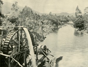 I Ovens River, Germantown, 1901. af Unbekannt