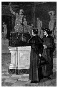 I Skulpturgalleriet, 1882 af Unbekannt