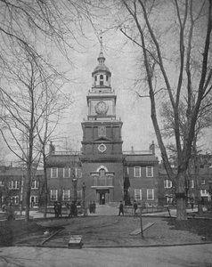 Independence Hall, Philadelphia, USA, c1900. af Unbekannt