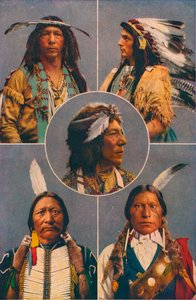 Indiske typer af Nordamerika, 1909 af Unbekannt