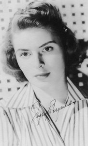 Ingrid Bergman 1915-1982, svensk skuespillerinde, c1930