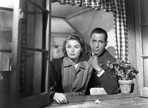 Ingrid Bergman og Humphrey Bogart i Cassablanca, 1942 af Unbekannt