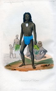 Indbyggere i Tikopia, 1848 af Unbekannt