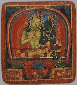 Indledningskort Tsakalis: Amoghasiddhi, begyndelsen af det 15. århundrede. af Unbekannt