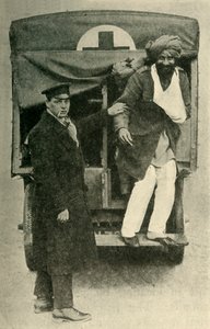 Såret indisk soldat, Første Verdenskrig, 1914, c1920. af Unbekannt