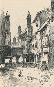 Indre Kloster, Looking West, 1895 af Unbekannt