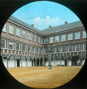 Inner Court - Royal Military Academy, Breda, slutningen af det 19.-begyndelsen af det 20. århundrede. af Unbekannt