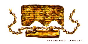 Indskrevet amulet, 1923 af Unbekannt