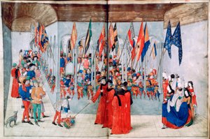 Eftersyn af hjelmene, 1488-1489 af Unbekannt