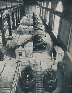 Kraftinstrumenter til Niagara-flodens brusende vand, c1935 af Unbekannt