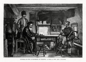 Interiør i regeringen i Pultowa, det centrale Ukraine, 1879 af Unbekannt