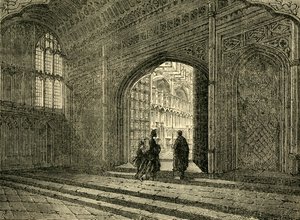 Interiør af Henrik VII.s kapel, 1881. af Unbekannt