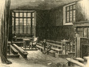 Det gamle Skoleværelses indre, 1898. af Unbekannt