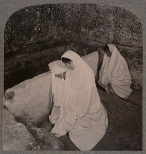 Interiør af Kristi grav, c1900 af Unbekannt