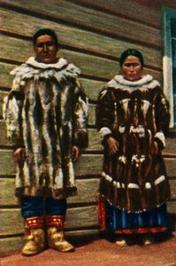Inuitfolk fra Alaska, det nordlige USA, c1928. af Unbekannt