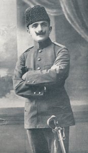 Ismail Enver Pasha Enver Pasha 1881-1922, osmannisk militærofficer, c1914 af Unbekannt