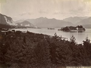 Isola dei Pescatori Island of the Fishermen, Lake Maggiore, Italien, 1890 af Unbekannt
