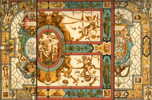 Italiensk renæssance farvet glas, 1898. af Unbekannt