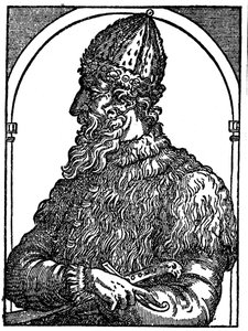 Ivan den Forfærdelige, Ruslands zar, c1500-tallet af Unbekannt