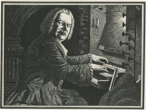 JS Bach af Unbekannt