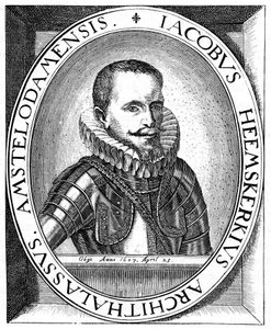 Jacob van Heemskerk, hollandsk flådeofficer og opdagelsesrejsende, c1595 af Unbekannt