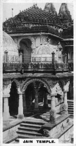 Jain-templet, Ahmedabad, Indien, c1925 af Unbekannt