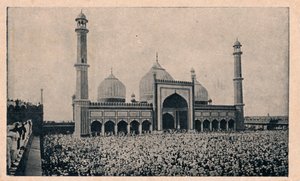 Jama Masjid, Delhi, c1900 af Unbekannt