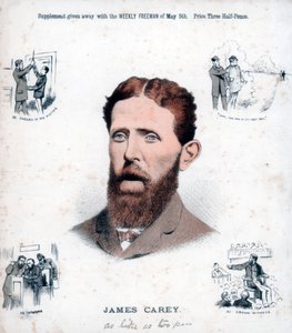 James Carey, irsk republikaner og informant, 1883 af Unbekannt