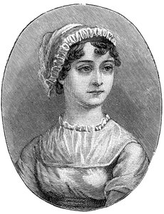 Jane Austen 1775-1817, engelsk forfatter af Unbekannt