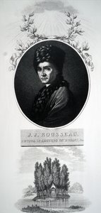 Jean-Jacques Rousseau. af Unbekannt