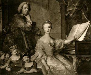 Jean-Marc Nattier og hans familie, 1730-1762, 1903. af Unbekannt