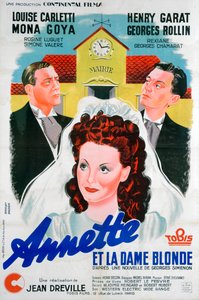 Jean Drevilles Annette et la Dame Blonde, Annette and the Blonde Woman, 1941 af Unbekannt