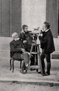 Jean Louis Ernest Meissonnier, fransk maler og billedhugger, 1880 af Unbekannt