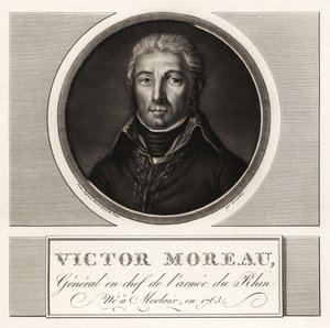 Jean Victor Marie Moreau, chefgeneral for Rhinens hær af Unbekannt
