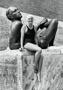 Jeanette Campbell, argentinsk svømmer, OL i Berlin, 1936 af Unbekannt