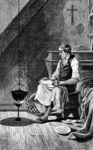 Johann Friedrich Oberlin, luthersk filantrop, c1800 c1880 af Unbekannt