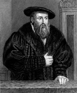 Johannes Kepler, tysk astronom, begyndelsen af det 17. århundrede, c1835 af Unbekannt