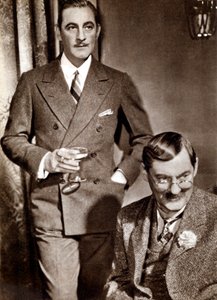 John 1882-1942 og Lionel 1878-1954 Barrymore, amerikanske scene- og filmskuespillere af Unbekannt