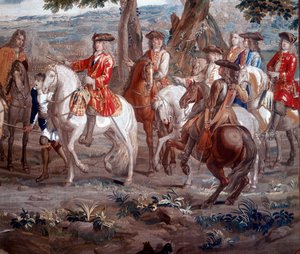 John Churchill, hertug af Marlborough 1650-1722 engelsk soldat, ved slaget ved Blenheim, 1704 af Unbekannt