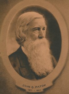 John Gibson Paton 1824-1907, skotsk født protestantisk missionær, c1910