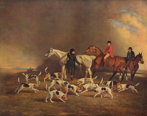 John Powlett and his Hounds, c18. til 19. århundrede, 1929 af Unbekannt