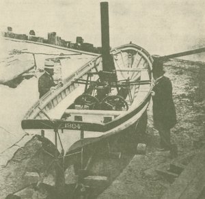 John Stevenss Twin-Screw Steamer, bygget i 1804, c1930. af Unbekannt